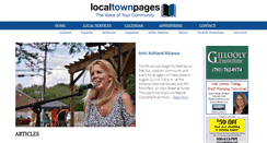 Desktop Screenshot of localtownpages.com