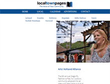 Tablet Screenshot of localtownpages.com